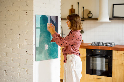 Tableau magnétique déco Abstraction marine