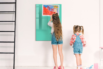 Tableau magnétique décoratif Turquoise