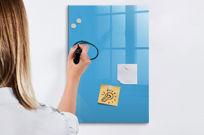 Tableau aimanté mural Bleu