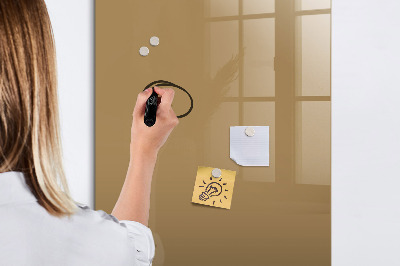 Tableau magnétique effaçable Couleur beige foncé