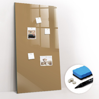 Tableau magnétique effaçable Couleur beige foncé
