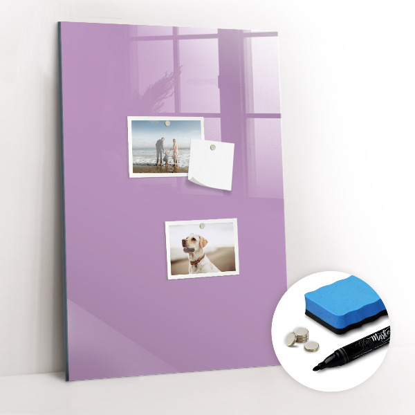 Tableau magnétique décoratif Couleur lilas