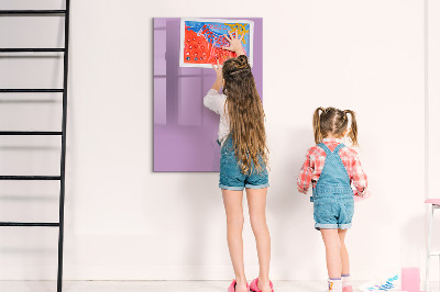 Tableau magnétique décoratif Couleur lilas
