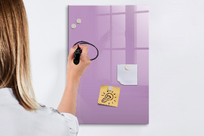 Tableau magnétique décoratif Couleur lilas