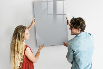 Tableau aimanté mural Couleur gris clair