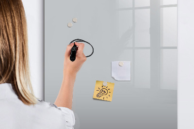 Tableau aimanté mural Couleur gris clair