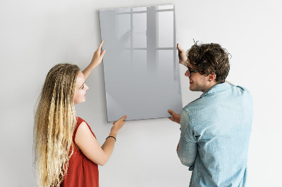 Tableau aimanté mural Couleur gris clair