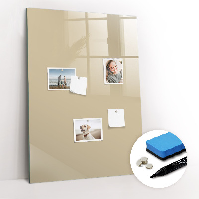 Tableau magnétique effaçable Couleur beige