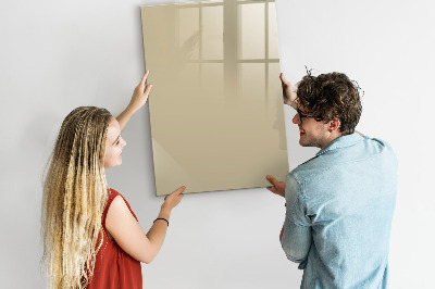Tableau magnétique effaçable Couleur beige