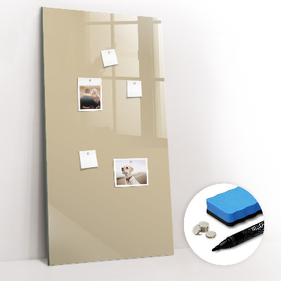 Tableau magnétique effaçable Couleur beige
