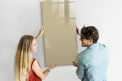 Tableau magnétique effaçable Couleur beige