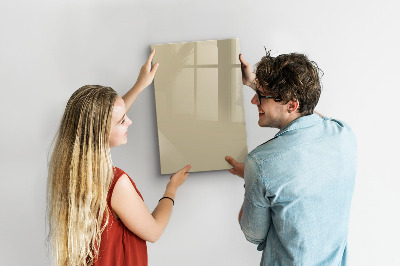Tableau magnétique effaçable Couleur beige