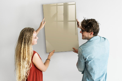 Tableau magnétique effaçable Couleur beige