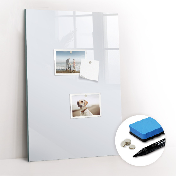 Tableau aimanté mural Couleur blanc foncé