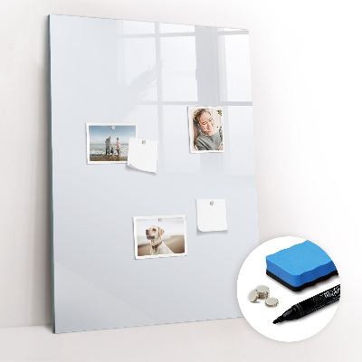 Tableau aimanté mural Couleur blanc foncé