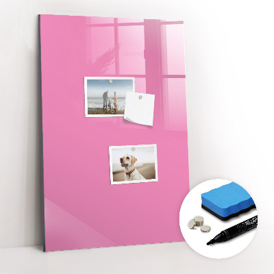Tableau magnétique décoratif Couleur rose