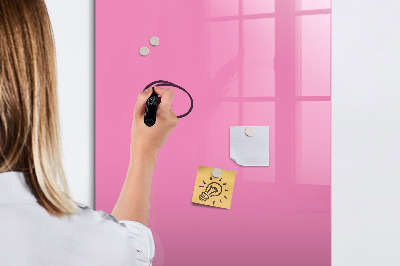 Tableau magnétique décoratif Couleur rose