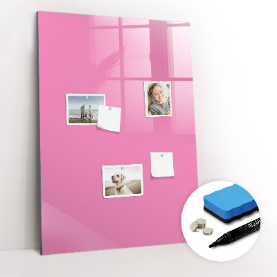 Tableau magnétique décoratif Couleur rose