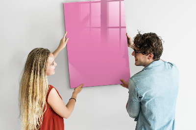 Tableau magnétique décoratif Couleur rose