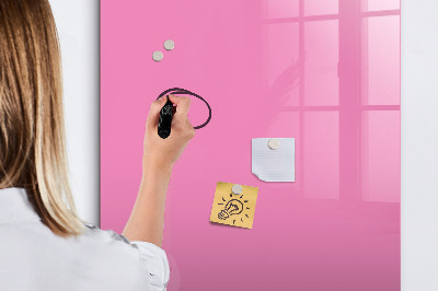 Tableau magnétique décoratif Couleur rose
