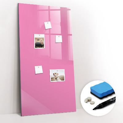 Tableau magnétique décoratif Couleur rose