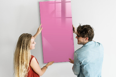 Tableau magnétique décoratif Couleur rose