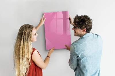 Tableau magnétique décoratif Couleur rose