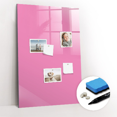 Tableau magnétique décoratif Couleur rose