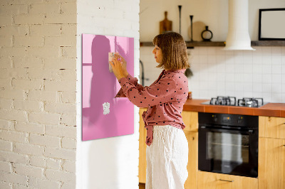 Tableau magnétique décoratif Couleur rose