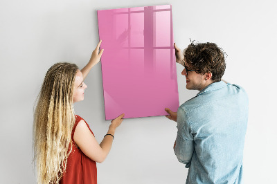 Tableau magnétique décoratif Couleur rose