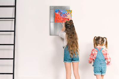 Tableau magnétique effaçable Éclat métallique