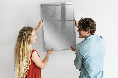 Tableau magnétique effaçable Éclat métallique