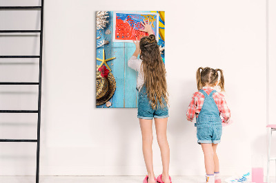 Tableau magnétique effaçable Ensemble de plage