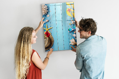 Tableau magnétique effaçable Ensemble de plage