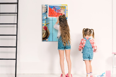 Tableau magnétique effaçable Ensemble de plage