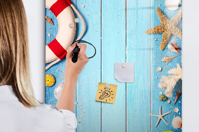 Tableau magnétique décoratif Kit de plage pour les passionnés