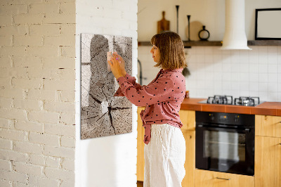 Tableau aimanté mural Coupe transversale d'un arbre