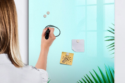 Tableau magnétique effaçable Feuilles tropicales