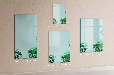 Tableau magnétique effaçable Feuilles tropicales
