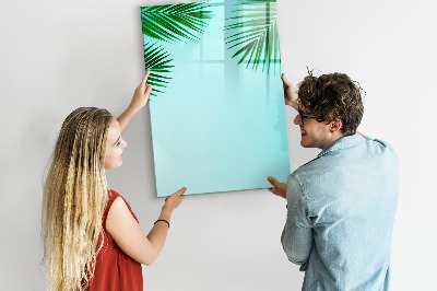 Tableau magnétique décoratif Feuilles de palmier