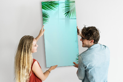 Tableau magnétique décoratif Feuilles de palmier