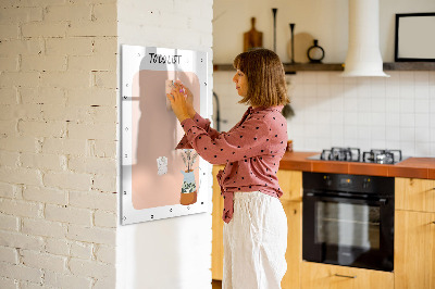 Tableau magnétique effaçable Liste de choses à faire