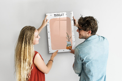 Tableau magnétique effaçable Liste de choses à faire