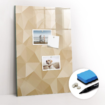 Tableau magnétique décoratif Triangles abstraits