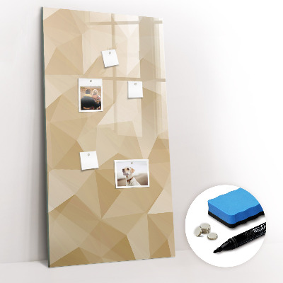 Tableau magnétique décoratif Triangles abstraits