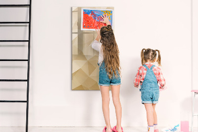 Tableau magnétique décoratif Triangles abstraits