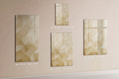 Tableau magnétique décoratif Triangles abstraits