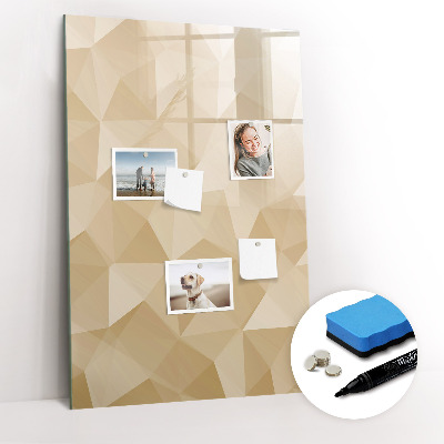 Tableau magnétique décoratif Triangles abstraits