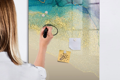 Tableau magnétique effaçable Marbre coloré