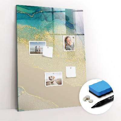 Tableau magnétique effaçable Marbre coloré